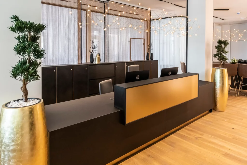 Empfang in Hamburg für Virtual Office
