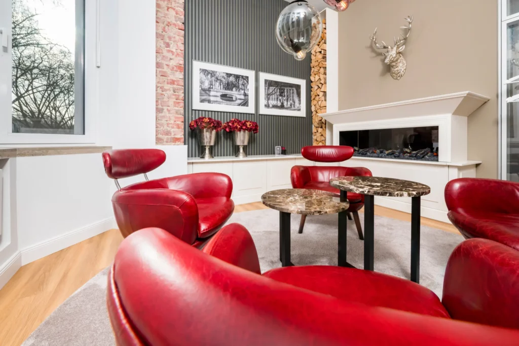 Kaminlounge Satellite Office Düsseldorf