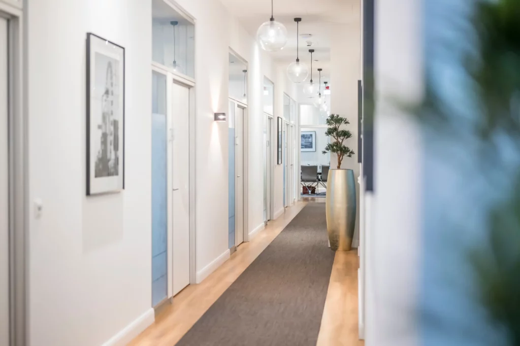 Flur Satellite Office Düsseldorf